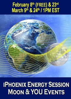 ENERGY EVENT SERIES: iPhoenix Energy Session Moon & You Online Events - Lunar Cycle Series February & March (English/Spanish)