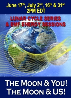 ENERGIA-HANGOLÁS SOROZAT: A Hold és TE! A Hold és MI! és EMF! Holdciklusok Sorozat Júniusban és Júliusban (Magyar)